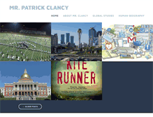 Tablet Screenshot of mrclancy.com