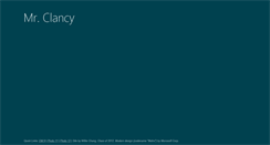 Desktop Screenshot of mrclancy.ca